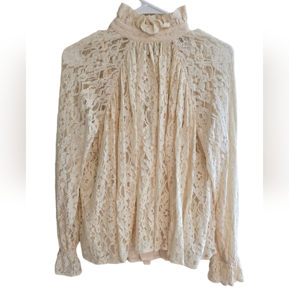 MILLE CHANTAL TRAPEZE BLOUSE IN CREAM SIZE XXS NWT - Picture 5 of 9